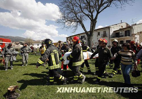 意大利中部強震死亡人數已逾100人(圖)