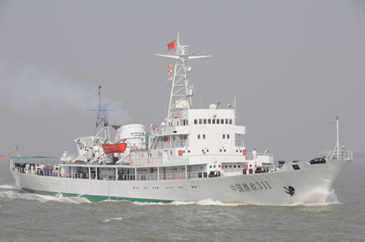中國(guó)漁政311船。