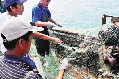 今日開(kāi)海探訪碼頭 為多捕魚(yú)蝦十八般兵器裝上船