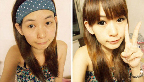 卸妝后嚇?biāo)廊说乃仡?餓滴神啊