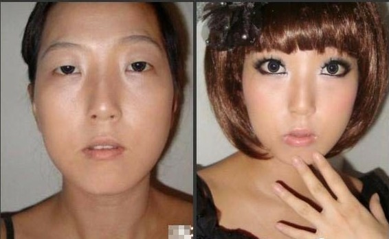 卸妝后嚇?biāo)廊说乃仡?餓滴神啊