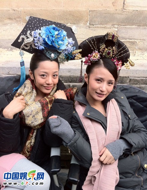 《甄嬛傳》片場(chǎng)有愛花絮圖