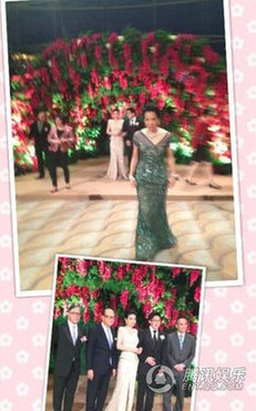 郭晶晶霍啟剛婚宴內(nèi)場(chǎng)曝光