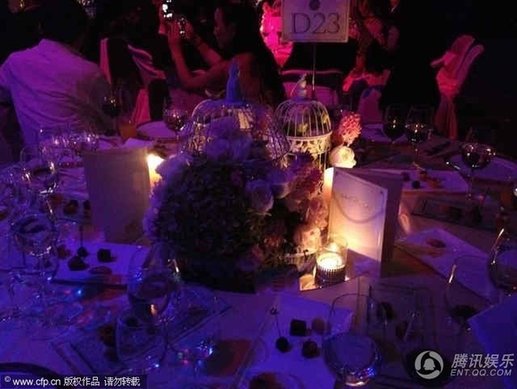 郭晶晶霍啟剛婚宴內(nèi)場曝光