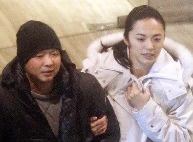 曹郁、姚晨合影圖
