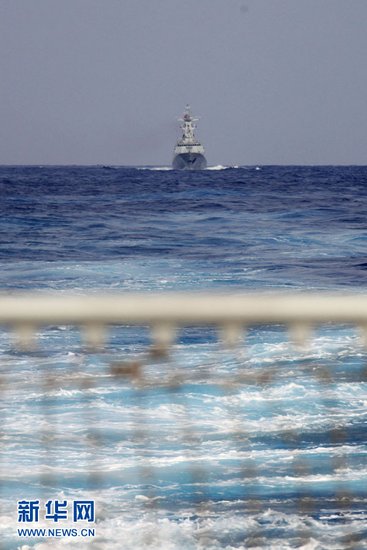 中國海軍編隊今日穿宮本海峽進入西太平洋訓(xùn)練