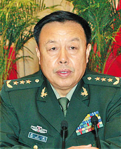 資料圖：新任中央軍委副主席范長(zhǎng)龍上將。
