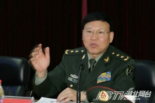 資料圖：新任總政治部主任張陽。