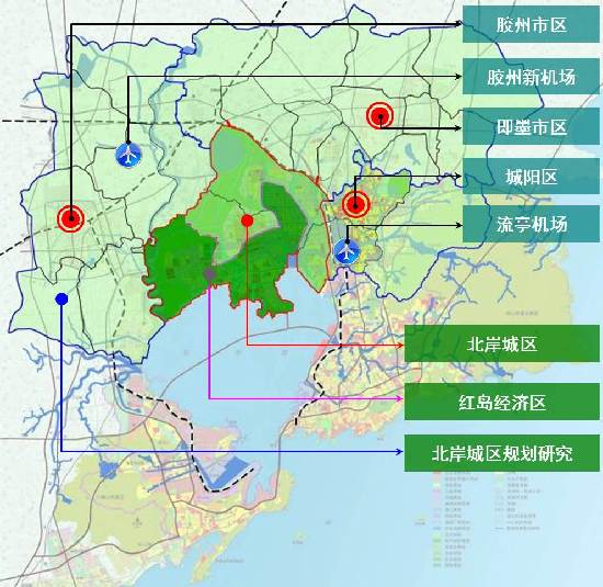 紅島新區(qū)開(kāi)發(fā)建設(shè)項(xiàng)目今簽約 打造青島新城核心區(qū)