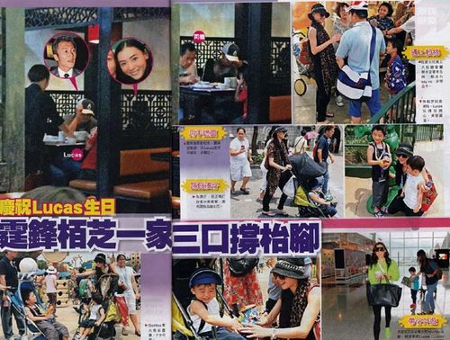 Lucas過(guò)生日，離婚后的張柏芝謝霆鋒“合體”為愛子慶生