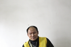 2月21日，衡陽市某看守所，犯罪嫌疑人唐奇灣接受本報記者采訪。圖/記者華劍