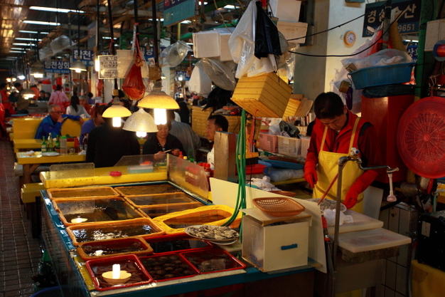 韓國海鮮市場