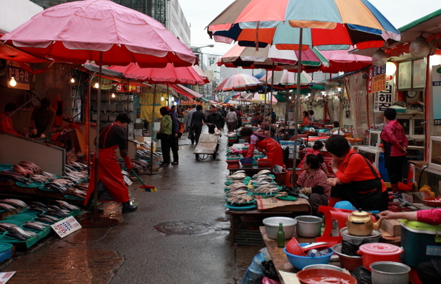 韓國海鮮市場
