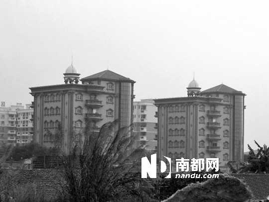 陸幟然的6層別墅與另一商人的別墅建在一起。(網(wǎng)絡(luò)圖片)