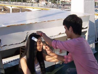 曝光美女明星后臺(tái)化妝絕密照