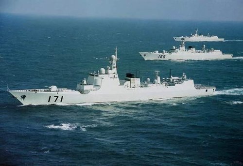 海軍艦隊遠(yuǎn)洋訓(xùn)練。