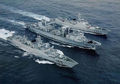 資料圖：海軍艦隊遠(yuǎn)洋訓(xùn)練。