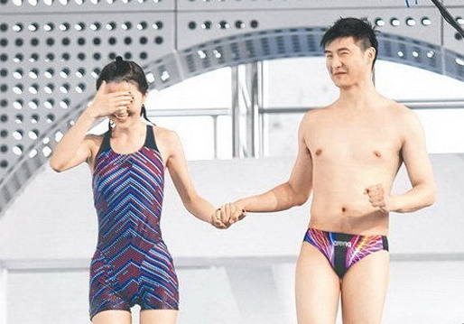 田亮指導阿Sa很害羞。